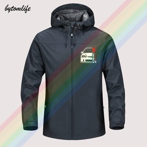 Honda Civic EK Walker Japan Outdoor Mountaineering Windproof Jacket Hooded Comfortable Men Women Fashion High Quality Asian Size