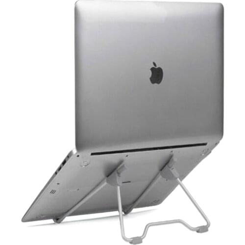 Multifunction Folding Portable Laptop / tablet PC Stand Adjustable Notebook Stand Universal Metal Bracket, Gray