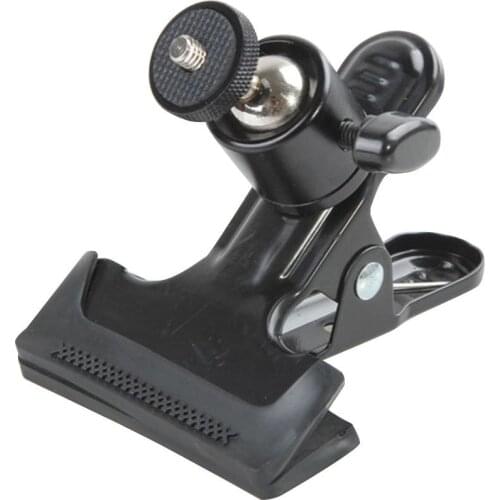 Multi-function Clip Clamp Holder Mount Tripod Heads with Standard Ball Head 1/4 Screw photography accessories