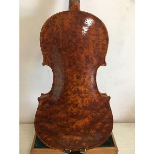 4/4 size master bird eye wood violin old spruce top