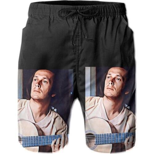 Summer Men Causal Short Breathable Quick Dry Humor Graphic R228 Casual Paco De And Lucia Fanart Pants