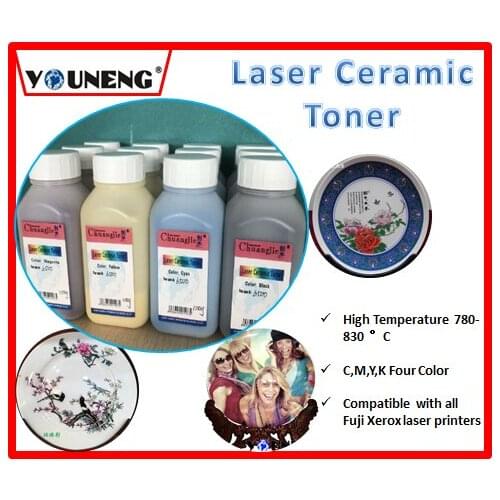 Compatible laser ceramic toner for xerox 6510 6500 215 color copier,ceramic toner powder CMYK 50g/color 200g