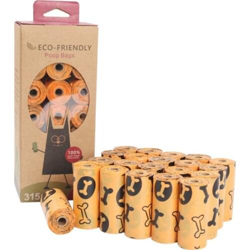 Pets Bags Poop Bags Environment Friendly Dog Waste Bags Dog Poop Bags for Dog Outdoor JS22