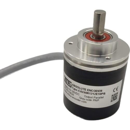High Quality Multi-Turn 12bit Parallel Gray code PNP Output Signal Waterproof Absolute Rotary Encoder With 20M Cable