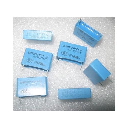 X2 u47 0.47UF 305V ~ MKP copper feet film capacitance feet 22MM B32923 *2 MKP/SH