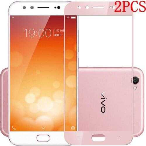 2PCS Full Cover Tempered Glass For Vivo X9 V5 Plus Screen Protector protective film For Vivo X9 X9S Plus glass