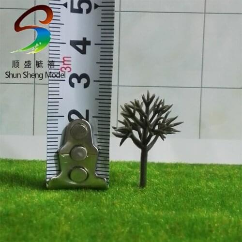 3.5cm height Green Train Set Scenery Landscape Model Tree
