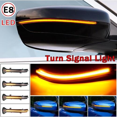 Yellow&Blue LED Dynamic Turn Signal Light Flowing Water Blinker Flashing Light For BMW 5 6 7 8 3 Series G38 G30 G31 G11 G20 M5