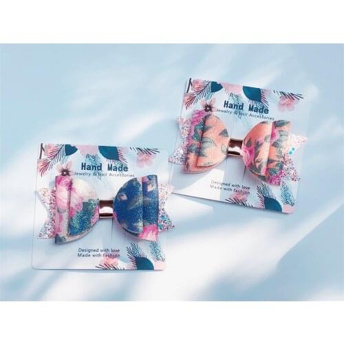 Boutique ins 10pcs Fashion Royal Glitter Floral Bow Hairpins Solid Flower Bowknot Hair Clips Princesss Headwear Hair Accessories