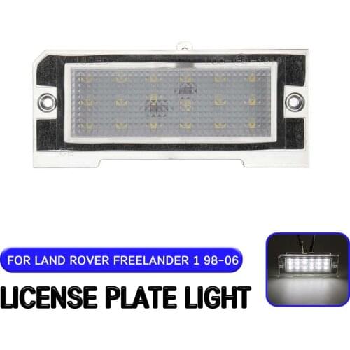 2pc LED License Number Plate Light Lamp For Land Rover Freelander 1 1998 1999 2000 2001 2002 2003 2004 2005 2006