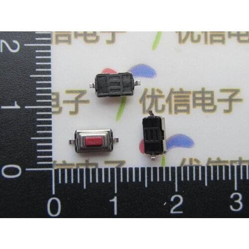 3*6*2.5mm red MP3/MP4 SMD push button switch / light touch switch