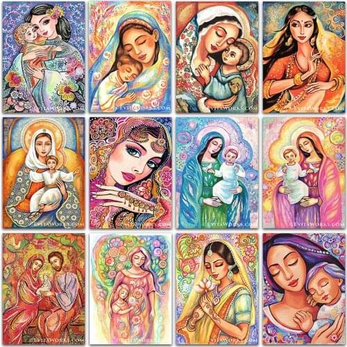 5D DIY Diamond Painting Religion Jesus Our Lady art Full Square&Round Diamond embroidery Cross stitch Diamond mosaic home decor
