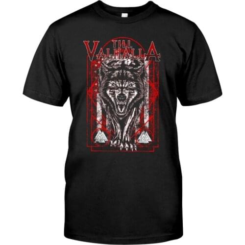 Viking Symbol Mens Cotton T shirts Son Of Odin Tattoo 3D Printed Harajuku Fashion Short Sleeve Summer Casual Unisex Black Tops