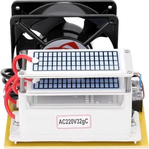 Portable Ozone Generator 32g/h Generator Formaldehyde Remove Machine Air Filter Purifier Fan for Home Car Air Water Air Purifier