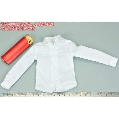 GK015 1/6 Scale White Shirt B Model for 12" Action Figure