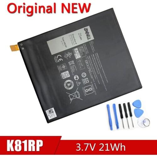 K81RP NEW Original Laptop Battery For DELL Venue 8 7000（7840) SERIES 3.7V 21Wh