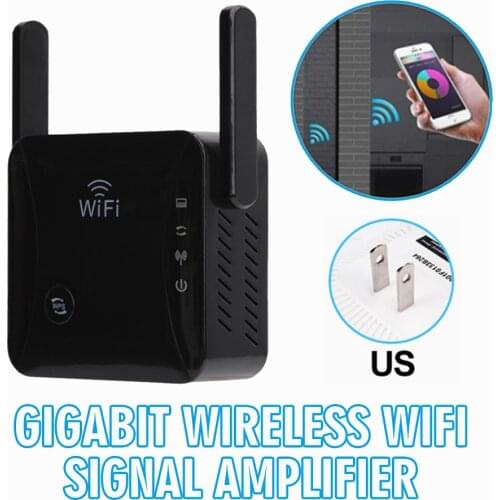 Mayitr 1pc High Speed 300Mbps Wi-Fi Repeater Range Extender 110V-240V Wireless 2.4Ghz Signal Amplifier