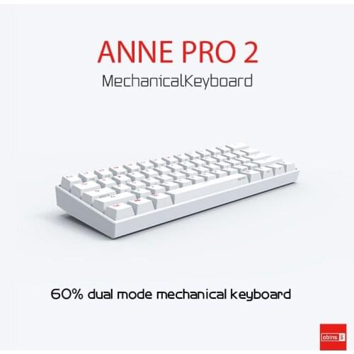 Anne Pro2 mini portable 60% NKRO mechanical keyboard RGB backlight wireless bluetooth gaming keyboard detachable cable