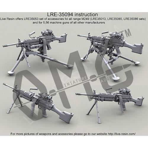 [Scale Model Kit] Live Resin LRE-35094 1/35 Ammo Belts 5,56x45mm NATO (.223" Remington)