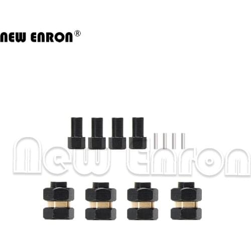 NEW ENRON 1Set Modified Extended Wheel Hex Hub 9.5mm Metal Wheel Lock Nuts 1/24 RC for Adults Crawler Axial SCX24 90081 Upgrade