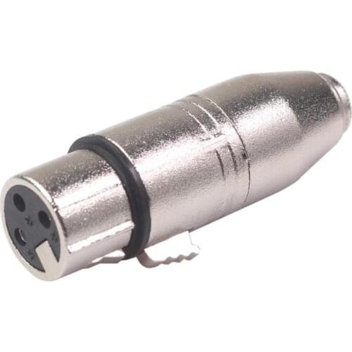 1pc/2pcs 3.5mm TRS Stereo Female to XLR 3pin Female/Male Audio Adapter Mixer Connector Plug for Microphone Headphone Amplifier