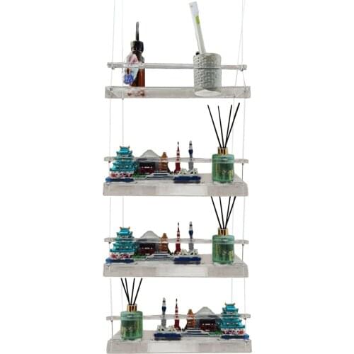 Planting Frame Storage Shelf Rack Home Decor Plants Bracket Flower Pot Stand Metal Clear Hanging Shelves For Windows Wall Indoor