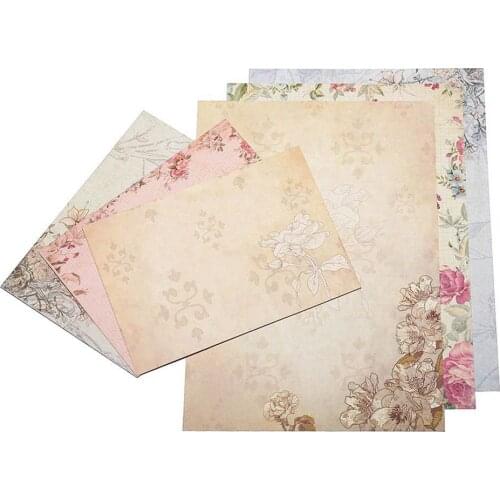 PPYY NEW -40 Sheet Vintage Stationery Sets with Envelopes for Writing Letters