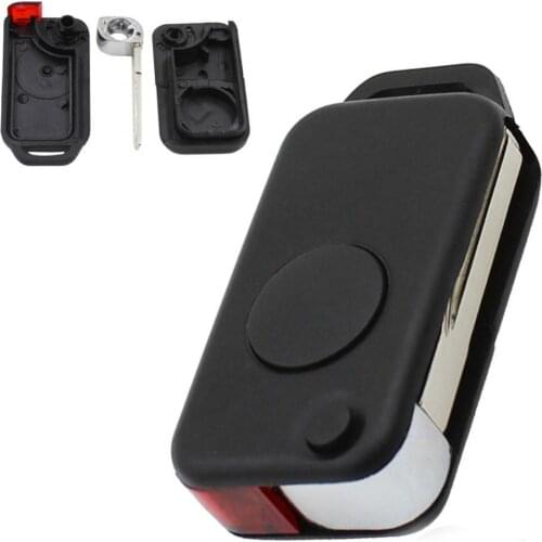 Replacement Flip 1 Button Remote Key Shell Case Fob For Benz Mercedes 1984-2004
