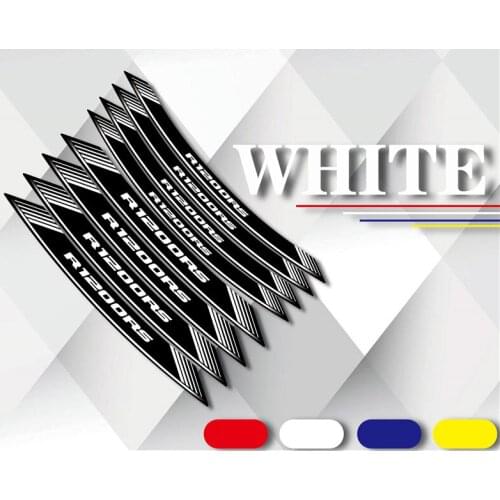 Motorcycle Inner Rim Tires Reflective Stripe Sticker Front Rear Wheel Decals Sticker Set For BMW R1200RS r 1200rs R 1200RS