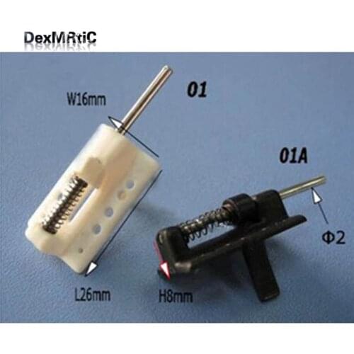 2X Canopy fixed lock cabin door lock catch hatch cover 2mm diameter for RC model