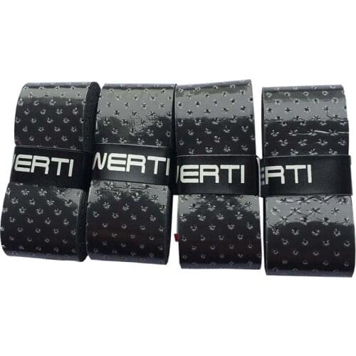20PCS Tennis Racket Viscosity Overgrip Perforated Sweatband Black Sweat Grips Badminton Handle Grip