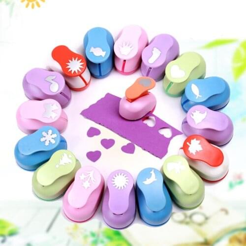 24pcs/color box EVA foam punch/craft punch for scrapbooking handmade and greeting card handmade