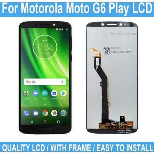 5.7" New LCD Display For Motorola Moto G6 Play XT1922 XT1922-3 -4 XT1922-5 No Frame Touch Screen Digitizer Assembly +Tested