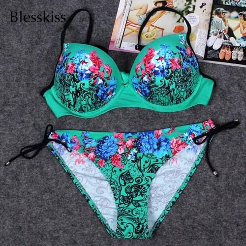 Diamond Push Up Bikini 2021 Women Swimsuit Vintage Swimwear Female Sexy Brazilian Bathing Suit Women Plus Size XXL
