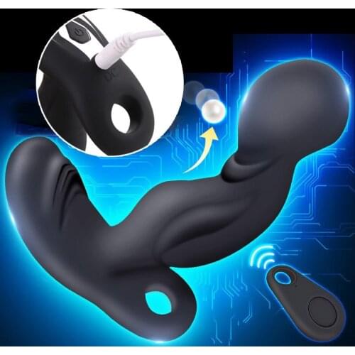 Anal Vibrating Prostate Massager Gay Women Butt Plug Buttplug G-Spot Stimulate Vibrator Sex Toys For Men