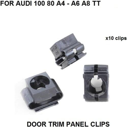 X10 DOOR TRIM PANEL CLIPS FOR AUDI 100 80 A4 - A6 A8 TT WHEEL ARCH COVER FASTENER CLIPS