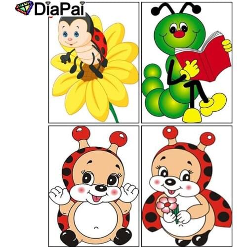 DIAPAI Diamond Painting 5D DIY 100% Full Square/Round Drill "cartoon animals" 3D Embroidery Cross Stitch Home Decor
