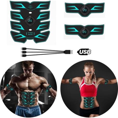 Electrostimulation Muscle Stimulator EMS Abdominal Vibrating Belt ABS Muscular Hip Trainer Massage Home Gym Fitness Equipment