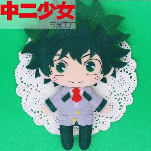 My Hero Academy Anime Handmade DIY Key Ring Pendant DIY Material Package Assemble By Cutting And Sewing