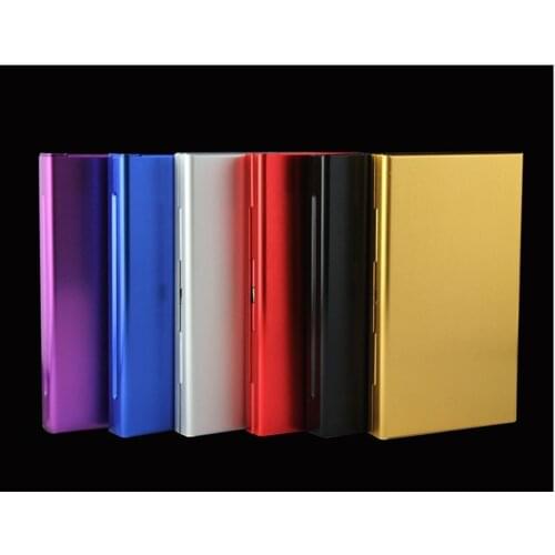 Hot Smoking Cigarettes Aluminum Cigarette Case Tobacco Case Cigar Holder Pocket Box Storage Container Gift Box For Man/ Women