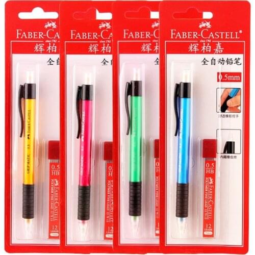 Faber Castell 1338 Mechanical Pencils Set 0.5mm HB Grip Matic Automatic Pencil
