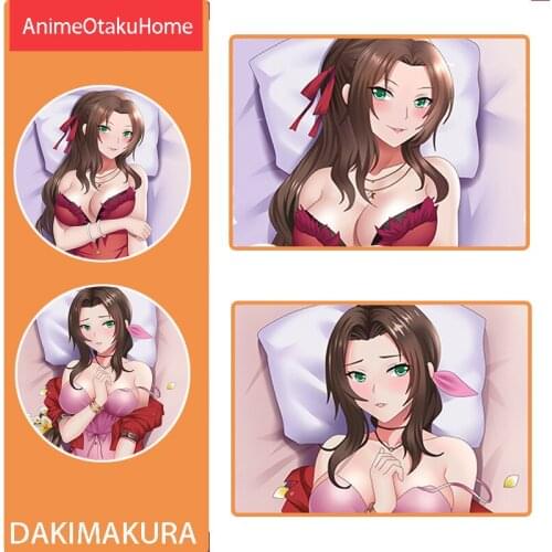 Anime Final Fantasy Aerith Gainsborough Sexy Lovely Girl Pillow Cover Hugging Pillowcase Otaku Bedding Dakimakura Pillow Case