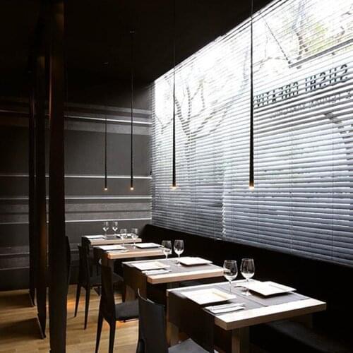 Post-Modern Linear Minimalist Chandelier Restaurant Bar Counter Living Room Personalized & Creative Line Designer Assembled Lamp