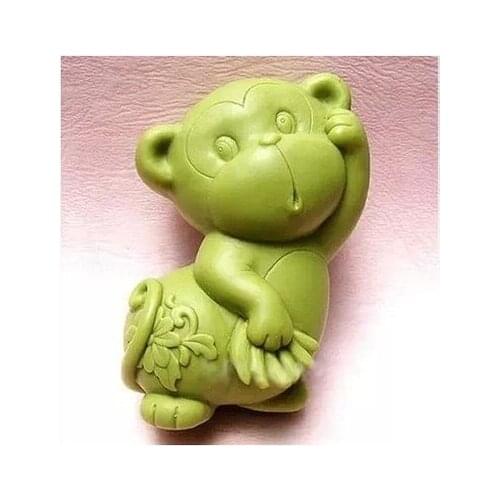 Silicone mold Zodiac Sign Monkey shape handmade soap candle mold Chocolate Fondant cake mould Baking mold DIY tools