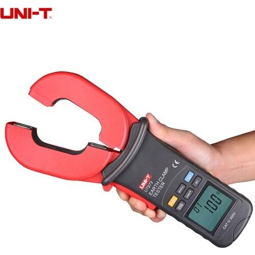 UNI-T UT273 0.01-1000ohm w/Auto Calibration & Resistance Limit Alarm Auto Range Digital Clamp Earth Ground Resistance Testers
