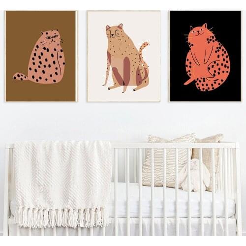 Japanese Cute Cat Ramen Nostalgia Home Decor Art Decor HD Quality Cartoon Painting Animal Posters Canvas Painting Decoration