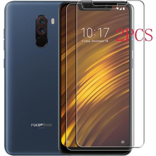 For Xiaomi Pocophone F1 Tempered Glass Protective ON Poco Phone F1 M1805E10A 6.18INCH Screen Protector Phone Cover Film