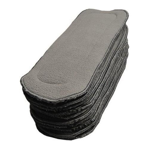 2016 Free Shipping Bamboo Charcoal 5 layers Washable Cloth Diaper Nappies Insert Reusable 200Pcs/lot