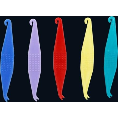 3bags Dental Elastic Rubber Bands Placers for Braces Disposable Plastic Orthodontic Hook Ring Tractor Elastic Placers