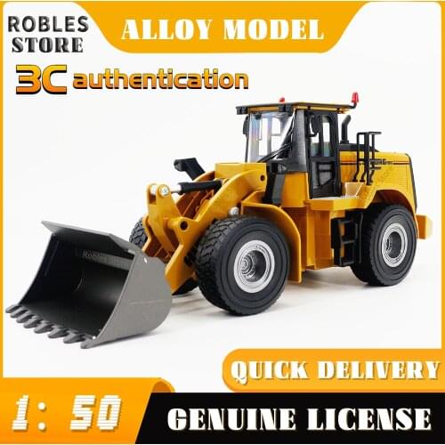 6-channel remote control excavator alloy version 2.4G wireless large remote control vehicle engineering vehicle dump truck toy